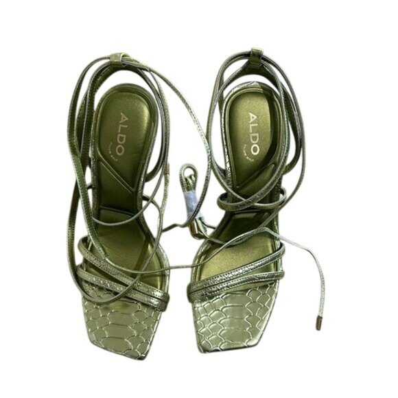 ALDO Phaedra Strappy heeled sandal - Stiletto heel in Bright Green - Picture 2 of 6